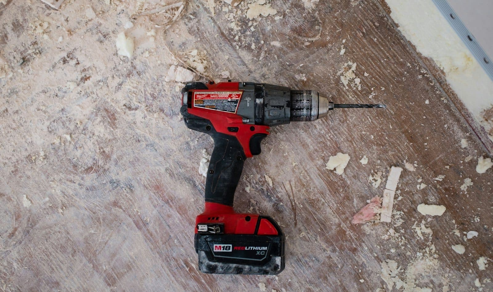 Hand tools on a workbench for a punch-list job
